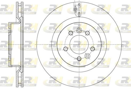 Roadhouse 61613.10 - Тормозной диск autospares.lv