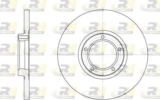 Roadhouse 6163.00 - Тормозной диск autospares.lv