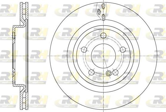 Roadhouse 61633.10 - Тормозной диск autospares.lv