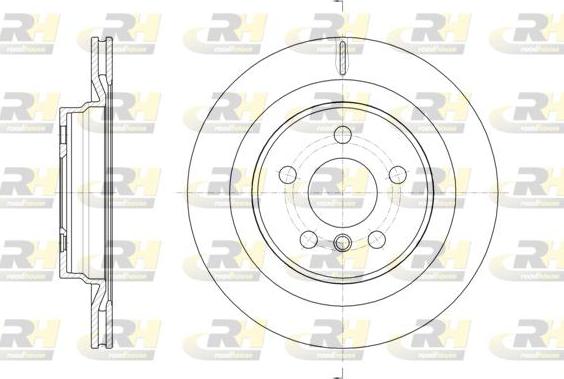 Roadhouse 61632.10 - Тормозной диск autospares.lv