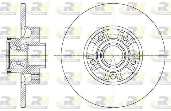 Roadhouse 61626.20 - Тормозной диск autospares.lv