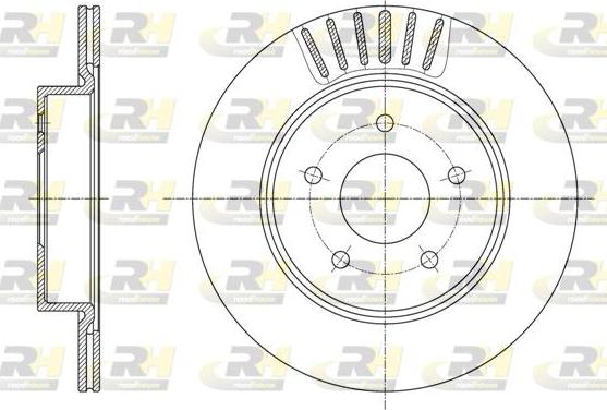 Roadhouse 61623.10 - Тормозной диск autospares.lv