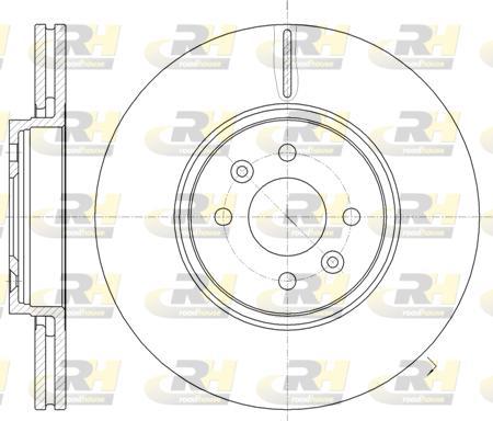 Roadhouse 61049.10 - Тормозной диск autospares.lv