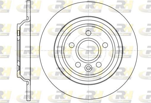 Roadhouse 61045.00 - Тормозной диск autospares.lv