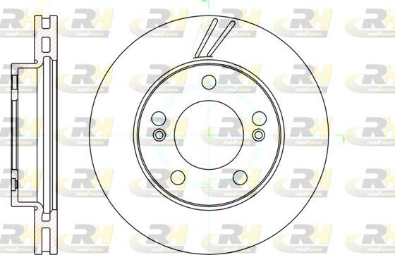 Roadhouse 61040.10 - Тормозной диск autospares.lv