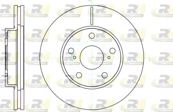 Roadhouse 61043.10 - Тормозной диск autospares.lv