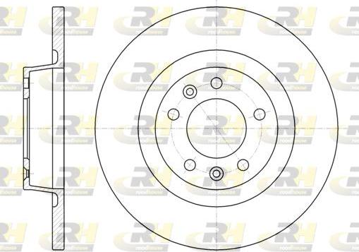 Roadhouse 61053.00 - Тормозной диск autospares.lv