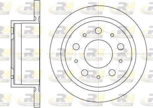 Roadhouse 61057.00 - Тормозной диск autospares.lv