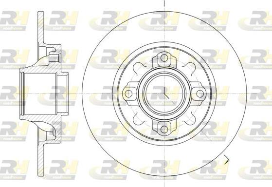 Roadhouse 61060.00 - Тормозной диск autospares.lv