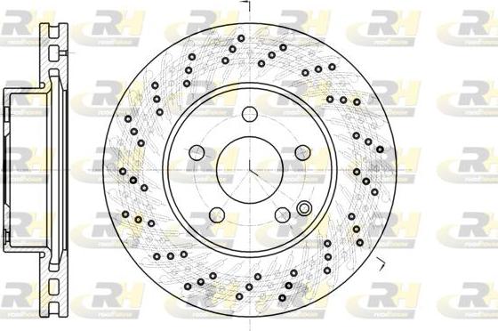 Roadhouse 61068.10 - Тормозной диск autospares.lv