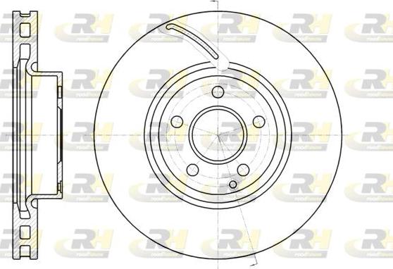 Roadhouse 61067.10 - Тормозной диск autospares.lv