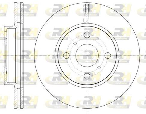 Roadhouse 61005.10 - Тормозной диск autospares.lv