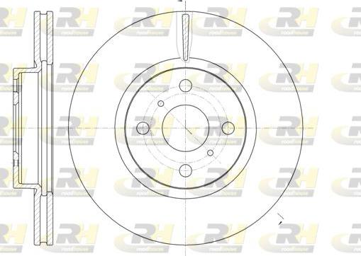 Roadhouse 61006.10 - Тормозной диск autospares.lv