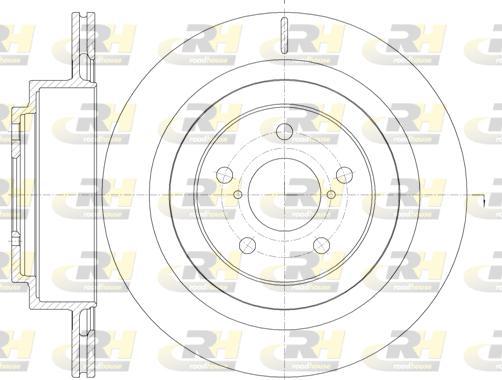 Roadhouse 61001.10 - Тормозной диск autospares.lv