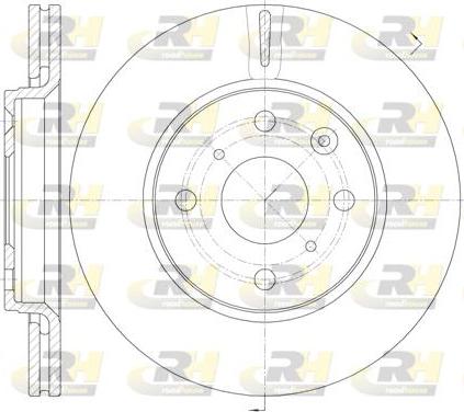 Roadhouse 61003.10 - Тормозной диск autospares.lv