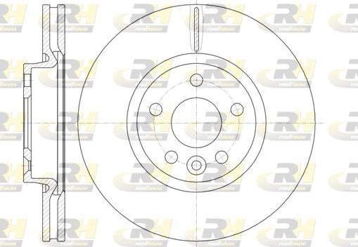 Roadhouse 61019.10 - Тормозной диск autospares.lv