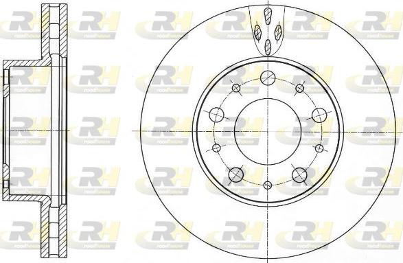 Roadhouse 61015.10 - Тормозной диск autospares.lv