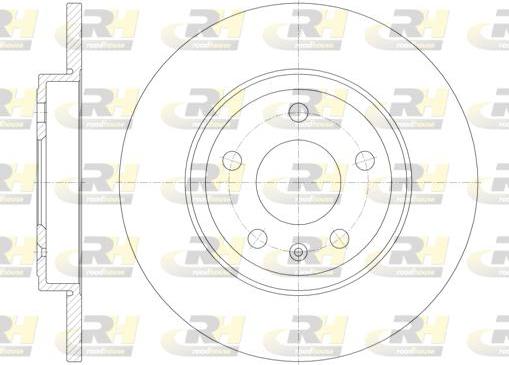 Roadhouse 61011.00 - Тормозной диск autospares.lv