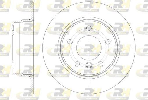 Roadhouse 61013.00 - Тормозной диск autospares.lv