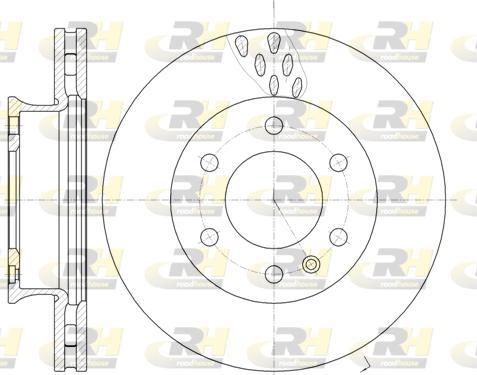 Roadhouse 61034.10 - Тормозной диск autospares.lv