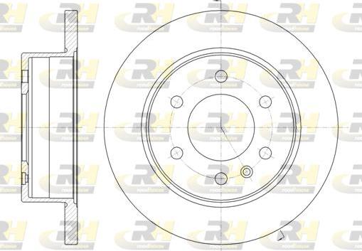 Roadhouse 61035.00 - Тормозной диск autospares.lv