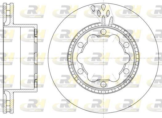 Roadhouse 61036.10 - Тормозной диск autospares.lv