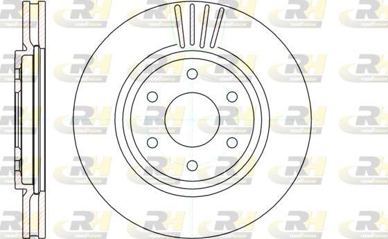 Roadhouse 61037.10 - Тормозной диск autospares.lv