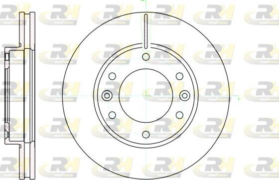 Roadhouse 61026.10 - Тормозной диск autospares.lv