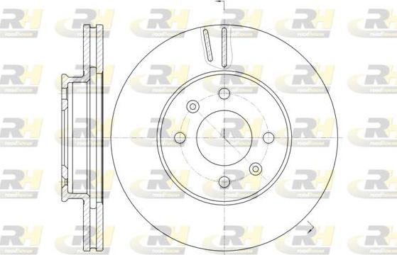 Roadhouse 61023.10 - Тормозной диск autospares.lv