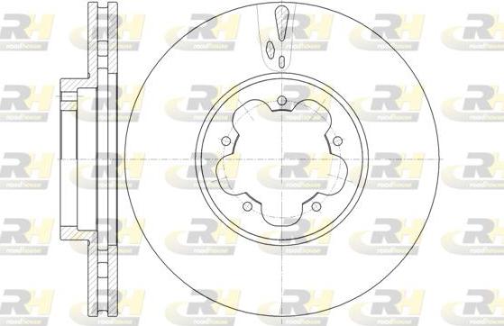 Roadhouse 61022.10 - Тормозной диск autospares.lv