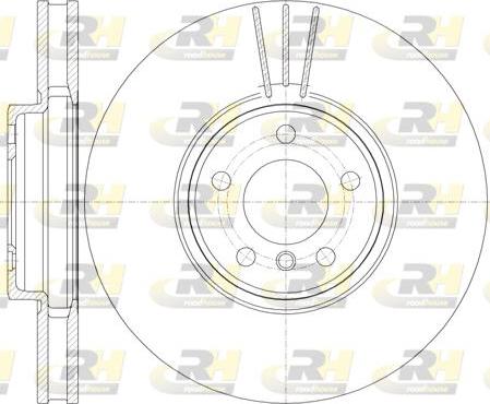 Roadhouse 61079.10 - Тормозной диск autospares.lv