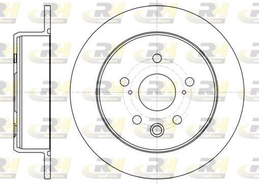 Roadhouse 61075.00 - Тормозной диск autospares.lv