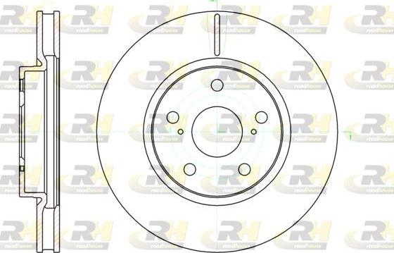 Roadhouse 61076.10 - Тормозной диск autospares.lv