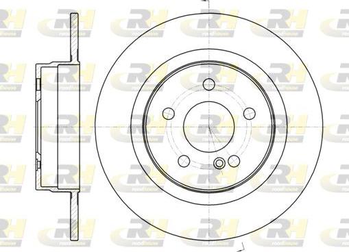 Roadhouse 61070.00 - Тормозной диск autospares.lv