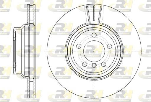 Roadhouse 61078.10 - Тормозной диск autospares.lv