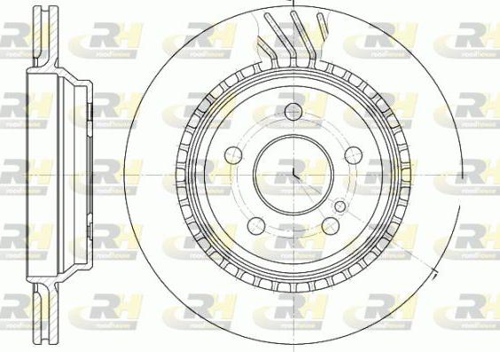 Roadhouse 61072.10 - Тормозной диск autospares.lv