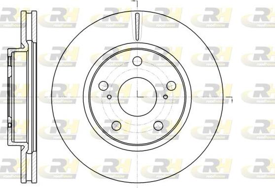 Roadhouse 61077.10 - Тормозной диск autospares.lv