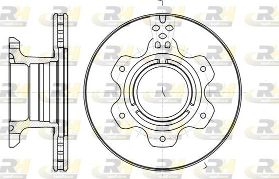 Roadhouse 61191.10 - Тормозной диск autospares.lv