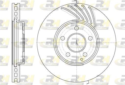 Roadhouse 61140.10 - Тормозной диск autospares.lv