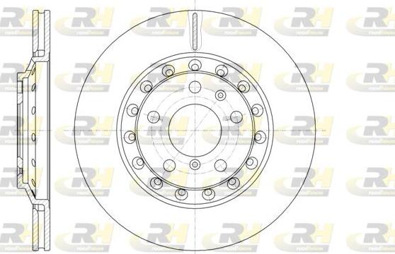 Roadhouse 61155.10 - Тормозной диск autospares.lv