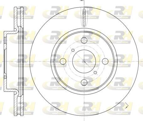 Roadhouse 61169.10 - Тормозной диск autospares.lv