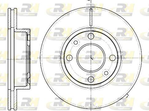 Roadhouse 61162.10 - Тормозной диск autospares.lv