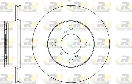 Roadhouse 61104.10 - Тормозной диск autospares.lv