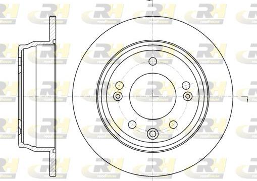 Roadhouse 61105.00 - Тормозной диск autospares.lv