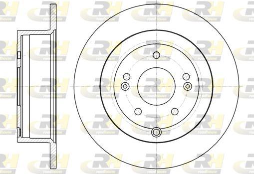 Roadhouse 61106.00 - Тормозной диск autospares.lv