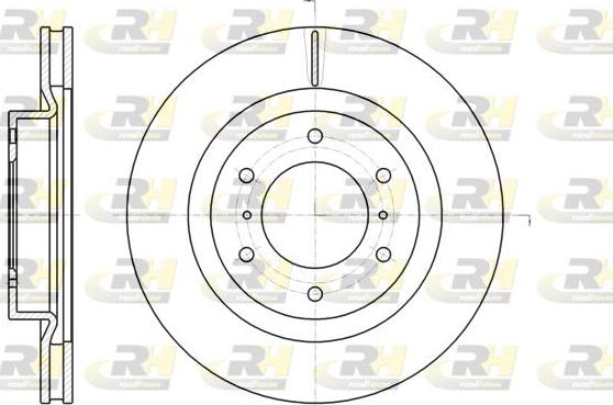 Roadhouse 61100.10 - Тормозной диск autospares.lv