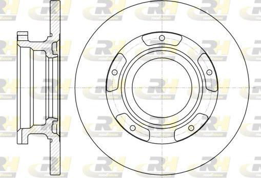 Roadhouse 61107.00 - Тормозной диск autospares.lv