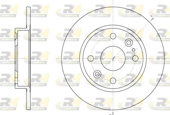 Roadhouse 61119.00 - Тормозной диск autospares.lv