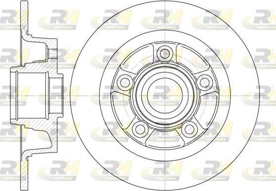 Roadhouse 61115.00 - Тормозной диск autospares.lv