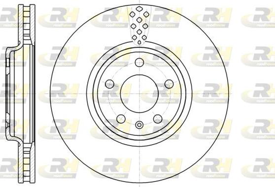 Roadhouse 61110.10 - Тормозной диск autospares.lv